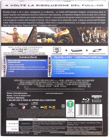 The Mummy: Tomb of the Dragon Emperor (Mumia - Grobowiec cesarza smoka) [Blu-Ray 4K]+[Blu-Ray]