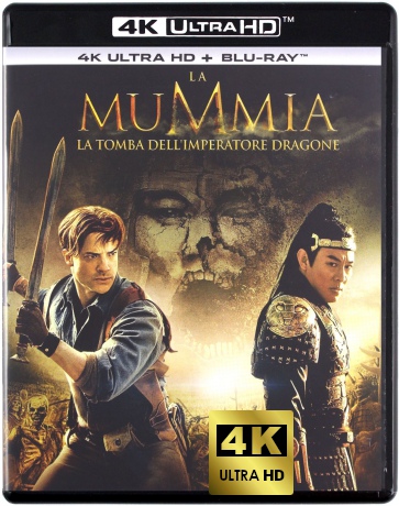 The Mummy: Tomb of the Dragon Emperor (Mumia - Grobowiec cesarza smoka) [Blu-Ray 4K]+[Blu-Ray]