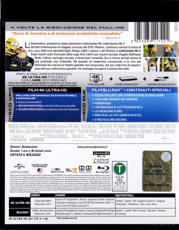 Despicable Me 3 (Gru, Dru i Minionki) [Blu-Ray 4K]+[Blu-Ray]