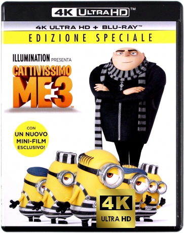 Despicable Me 3 (Gru, Dru i Minionki) [Blu-Ray 4K]+[Blu-Ray]