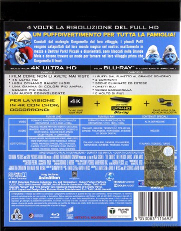 The Smurfs (Smerfy) [Blu-Ray 4K]+[Blu-Ray]