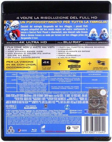 The Smurfs (Smerfy) [Blu-Ray 4K]+[Blu-Ray]