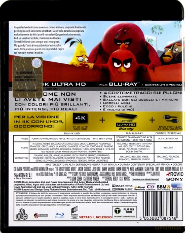 Angry Birds Film [Blu-Ray 4K]+[Blu-Ray]