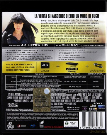 Salt [Blu-Ray 4K]+[Blu-Ray]