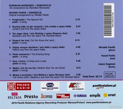 Włodek Pawlik Trio: Pawlik/Moniuszko: Polish Jazz [CD]