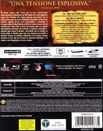 Jestem legendą [Blu-Ray 4K]+[Blu-Ray]