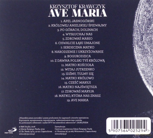 Krzysztof Krawczyk: Ave Maria [CD]