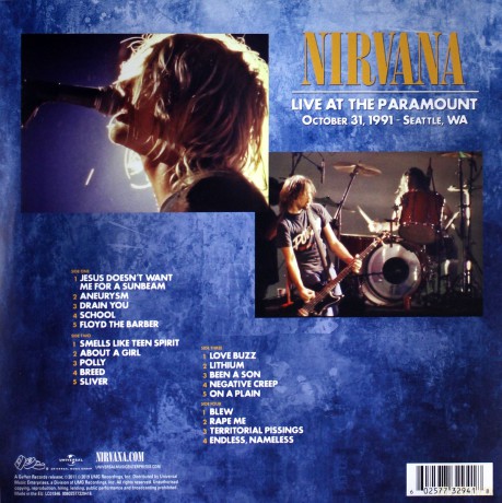 Nirvana: Live At The Paramount [2xWinyl]