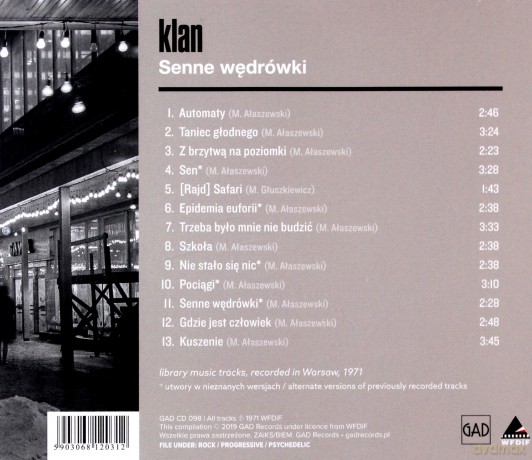 Klan: Senne Wędrówki (Reedycja 2019) [CD]