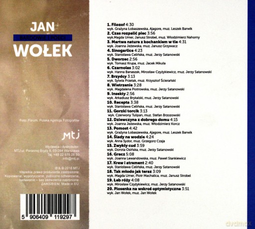 Bardowie i poeci: Jan Wołek [CD]