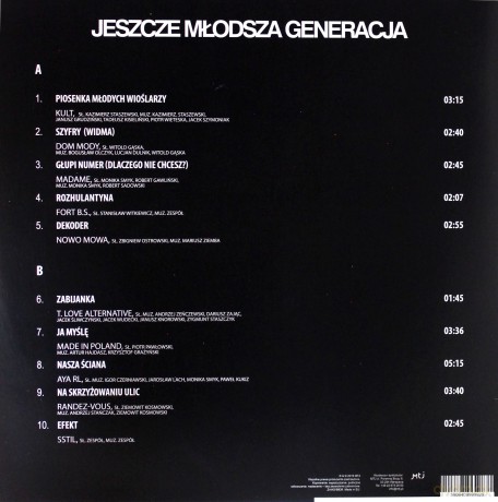 Jeszcze młodsza generacja [Winyl]