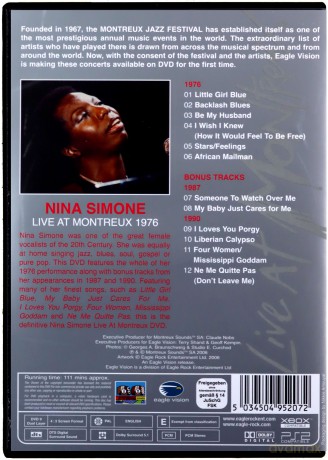 Nina Simone: Live At Montreux 1976 [CD]
