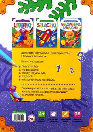Cyferki. Uczę się i koloruję [KSIĄŻKA]