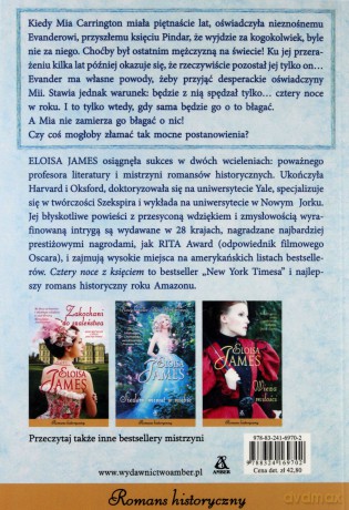 Cztery noce z księciem - Eloisa James [KSIĄŻKA]