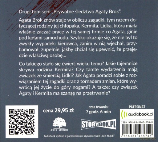 Gwiaździsta noc. Prywatne śledztwo Agaty Brok (Tom 2) - Iwona Wilmowska [AUDIOBOOK]