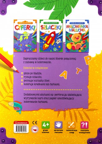 Literki. Uczę się i koloruję [KSIĄŻKA]