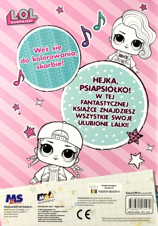 L.O.L. Surprise. Dodaj kolorów (LOL Surprise) [KSIĄŻKA]