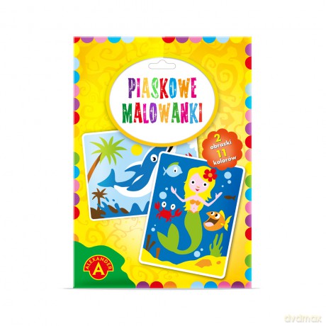 Malowanka piaskowa Syrenka delfin