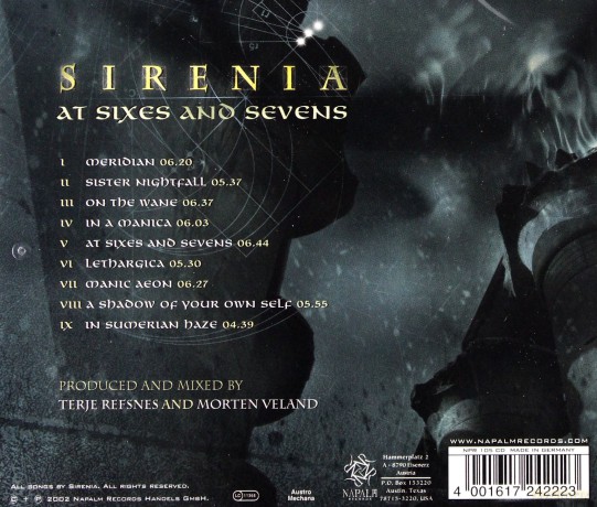 Sirenia: At Sixes And Sevens [CD]