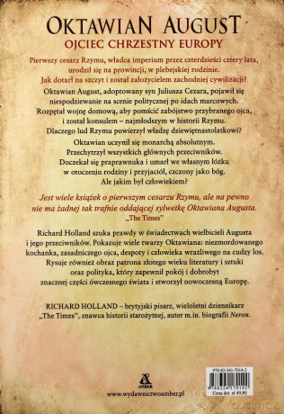 Oktawian August. Ojciec chrzestny Europy - Richard Holland [KSIĄŻKA]