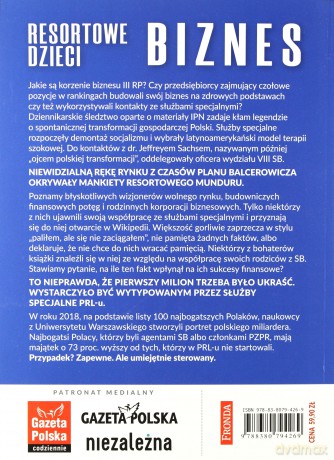 Resortowe dzieci. Biznes - Dorota Kania, Jerzy Targalski, Maciej Marosz [KSIĄŻKA]
