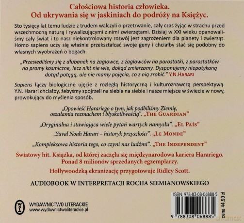 Sapiens. Od zwierząt do bogów - Yuval Noah Harari [AUDIOBOOK]