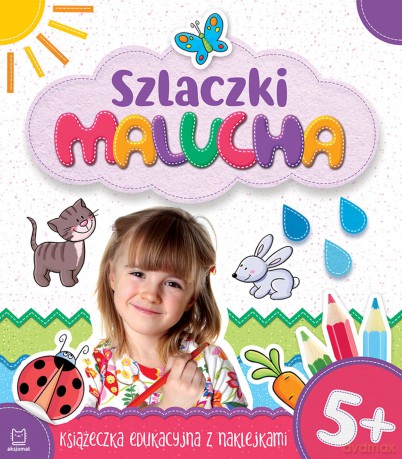 Szlaczki malucha 5+ książeczka edukacyjna z naklejkami [KSIĄŻKA]