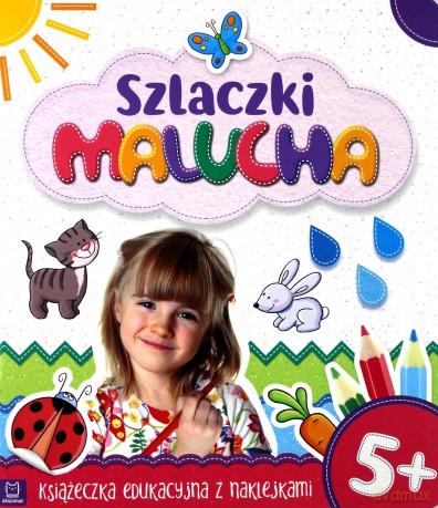 Szlaczki malucha 5+ książeczka edukacyjna z naklejkami [KSIĄŻKA]