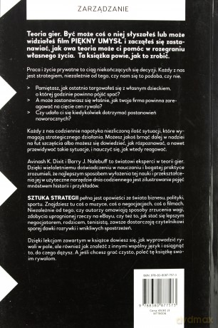 Sztuka strategii. Teoria gier w biznesie i życiu prywatnym - Avinash K. Dixit, Barry J. Nalebuff [KSIĄŻKA]