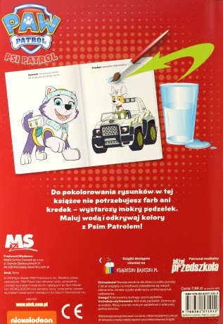 Wesołe kolory. Psi Patrol wodą malowane [KSIĄŻKA]