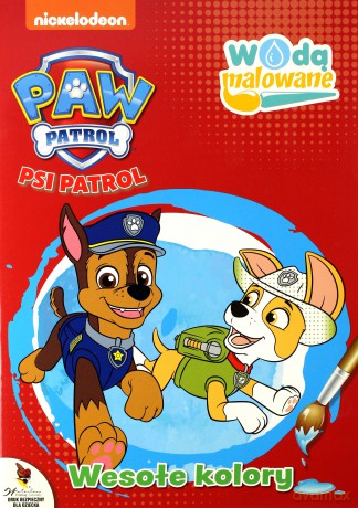 Wesołe kolory. Psi Patrol wodą malowane [KSIĄŻKA]