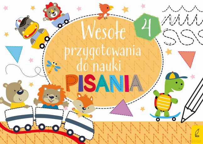 Wesołe przygotowania do nauki pisania 4 [KSIĄŻKA]