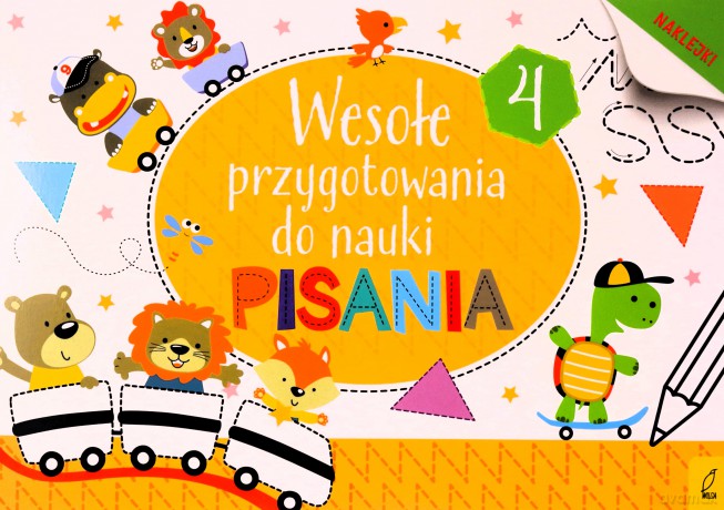 Wesołe przygotowania do nauki pisania 4 [KSIĄŻKA]