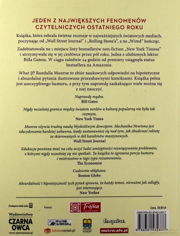 What if a co gdyby. Naukowe odpowiedzi na absurdalne i hipotetyczne pytania - Randall Munroe [KSIĄŻKA]