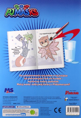 Wodą malowane Pjmasks Pidżamersi [KSIĄŻKA]