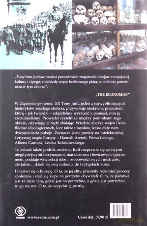 Zapomniany wiek XX retrospekcje - Tony Judt [KSIĄŻKA]