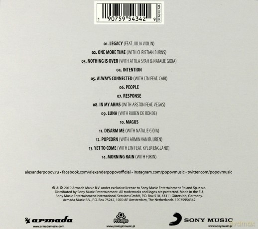 Alexander Popov: Intention [CD]