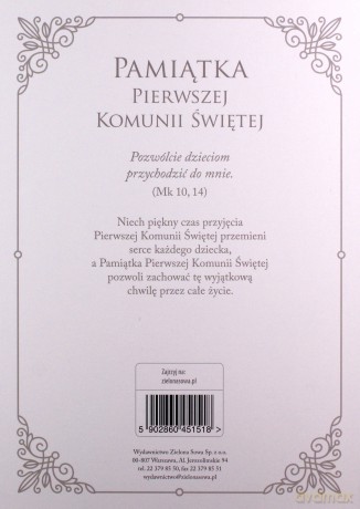Pamiątka Pierwszej Komunii Świętej + Biblia dla dzieci [KSIĄŻKA]