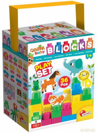Klocki konstrukcyjne Carotina Baby Zwierzęta [KLOCKI]