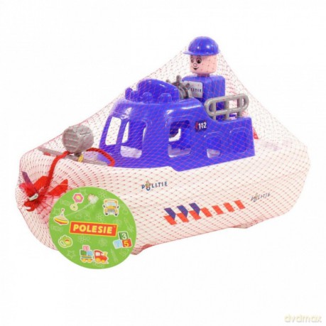 Kuter policyjny Patrol w siatce