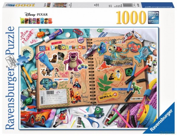 RAVENSBURGER 1000 el. Disney Pixar Scrapbook [PUZZLE]