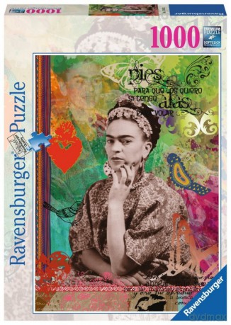 RAVENSBURGER 1000 el. Frida Kahlo De Rivera [PUZZLE]
