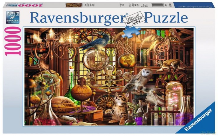 RAVENSBURGER 1000 el. Labolatorium Merlina [PUZZLE]