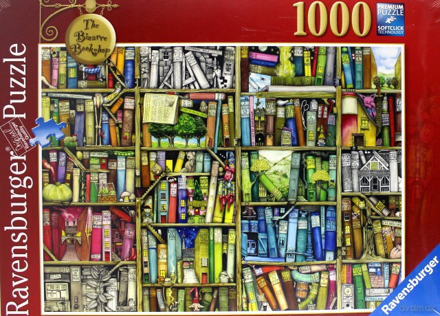 RAVENSBURGER 1000 el. Niezwykła księgarnia [PUZZLE]