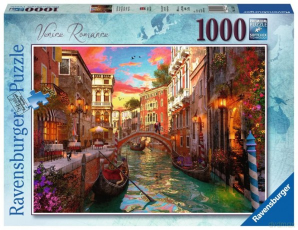 RAVENSBURGER 1000 el. Romantyczna Wenecja [PUZZLE]