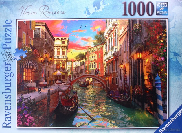 RAVENSBURGER 1000 el. Romantyczna Wenecja [PUZZLE]