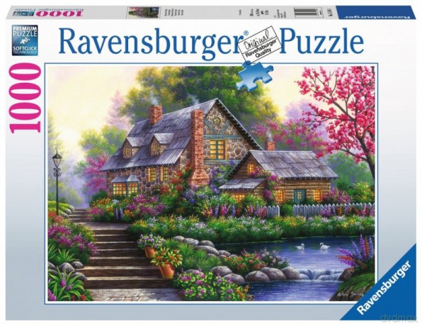 RAVENSBURGER 1000 el. Romantyczny domek [PUZZLE]