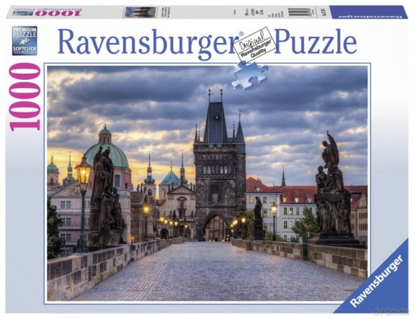 RAVENSBURGER 1000 el. Spacer po moście Karola [PUZZLE]