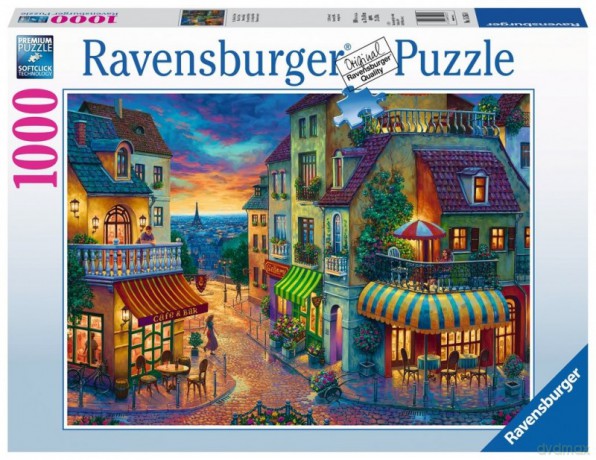 RAVENSBURGER 1000 el. Wieczór w Paryżu [PUZZLE]