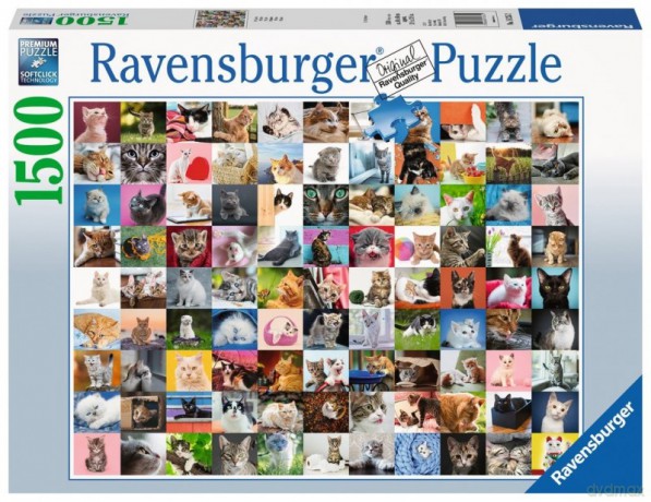RAVENSBURGER 1500 el. 99 Kotów [PUZZLE]